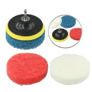 5pcs Buffing Sponge Pad Set 4Inch Car Polishing Pad Kit Auto Buffing Waxing With Drill Adaptor For Car Cleaning Polishing Tools 5pcs Buffing Sponge Pad Set 4Inch Car Polishing Pad Kit Auto Buffing Waxing With Drill Adaptor For Car Cleaning Polishing Tools