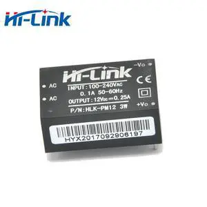 AC DC isolated switching step down power supply module AC DC converter HLK-PM12 AC DC isolated switching step down power supply module AC DC converter HLK-PM12