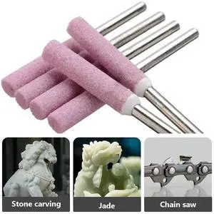 5Pcs 5/32\" Chain Saw Grinding Head Diamond Grinder Sharpener Grinder Files For Craftsman For 1/4" Pitch 3/8"LP Pitch Chainsaws 5Pcs 5/32\" Chain Saw Grinding Head Diamond Grinder Sharpener Grinder Files For Craftsman For 1/4" Pitch 3/8"LP Pitch Chainsaws