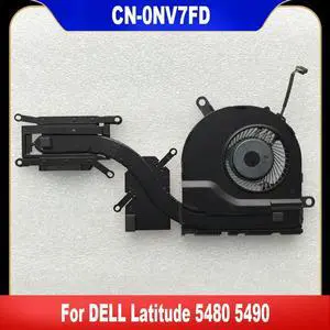 0NV7FD For Latitude 5480 5490 Laptop CPU Cooling Fan Cooler Fan Heatsink Radiator NV7FD CN-0NV7FD 0NV7FD For Latitude 5480 5490 Laptop CPU Cooling Fan Cooler Fan Heatsink Radiator NV7FD CN-0NV7FD
