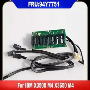 46W9187 94Y7751 For X3500 M4 X3650 M4 Server 8-Disk Backplane Upgrade Kit With Cable 8 Bay 8X2.5 " HS SAS SATA HDD 46W9187 94Y7751 For X3500 M4 X3650 M4 Server 8-Disk Backplane Upgrade Kit With Cable 8 Bay 8X2.5 " HS SAS SATA HDD