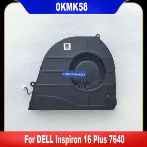 0KMK58 For Inspiron 16 Plus 7640 CPU Cooling Fan Cooler Fan Heatsink Radiator CN-0KMK58 KMK58 0KMK58 For Inspiron 16 Plus 7640 CPU Cooling Fan Cooler Fan Heatsink Radiator CN-0KMK58 KMK58