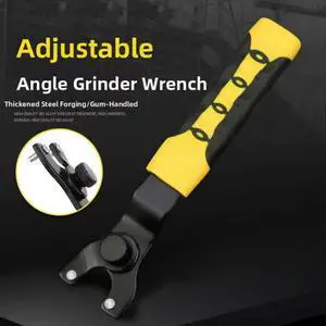 Adjustable Pin Wrench for Angle Grinders Fits Lock Nuts 10 to 47mm Ergonomic Non Slip Handle for Comfortable Operation Adjustable Pin Wrench for Angle Grinders Fits Lock Nuts 10 to 47mm Ergonomic Non Slip Handle for Comfortable Operation