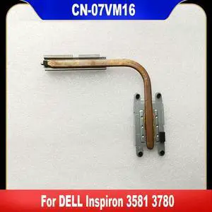 07VM16 For Inspiron 3581 3780 Laptop CPU Cooling Fan Heatsink Copper Tube 7VM16 CN-07VM16 07VM16 For Inspiron 3581 3780 Laptop CPU Cooling Fan Heatsink Copper Tube 7VM16 CN-07VM16