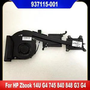 937115-001 For Zbook 14U G4 745 840 848 G3 G4 Laptop Cooling Fan Cooler Fan With Heatsink 6043B0223511 100% Tested 937115-001 For Zbook 14U G4 745 840 848 G3 G4 Laptop Cooling Fan Cooler Fan With Heatsink 6043B0223511 100% Tested