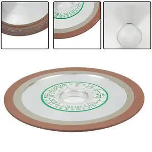 Grinding Wheel for Cemented Carbide Tools Resin Bond 5/6 Inch Diameter 150 Grit Suitable for Serrated Saw Blade Grinding Grinding Wheel for Cemented Carbide Tools Resin Bond 5/6 Inch Diameter 150 Grit Suitable for Serrated Saw Blade Grinding