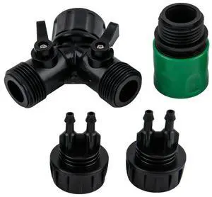 Garden Irrigation Garden Tap Adapter 1/4'' Hose Connector Easy Installation Efficient Garden Watering Leak-proof Connection Garden Irrigation Garden Tap Adapter 1/4'' Hose Connector Easy Installation Efficient Garden Watering Leak-proof Connection