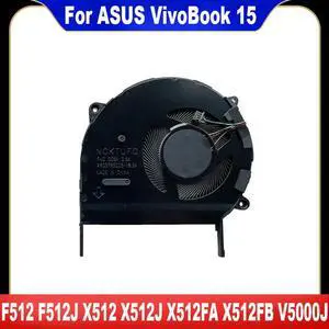 For VivoBook 15 F512 F512J F512A V5000J V5000D V5000F X512 X512J X512JP X512A X512FA X512UA X512FL X512FB Cooling Fan For VivoBook 15 F512 F512J F512A V5000J V5000D V5000F X512 X512J X512JP X512A X512FA X512UA X512FL X512FB Cooling Fan