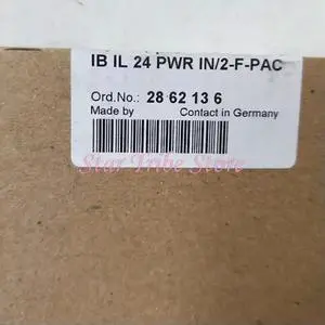 1 Pcs Power Supply 2862136 IB IL 24 PWR IN/2-F-PAC 1 Pcs Power Supply 2862136 IB IL 24 PWR IN/2-F-PAC
