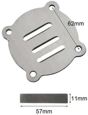 CCZYF-Valve Plate Set, l Material, Compatible with 65 Type Oil Free/Oil Machine Air Compressor, 62mm Size, Reliable Replacement CCZYF-Valve Plate Set, l Material, Compatible with 65 Type Oil Free/Oil Machine Air Compressor, 62mm Size, Reliable Replacement