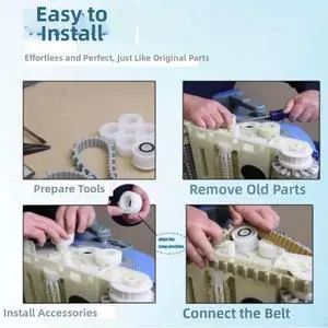 3884997-R3 Replacement Kit for Dolphin Pool Cleaner 2 Guide Wheels and 1 Pulley Gear Compatible with Deluxe 3 S 3884997-R3 Replacement Kit for Dolphin Pool Cleaner 2 Guide Wheels and 1 Pulley Gear Compatible with Deluxe 3 S