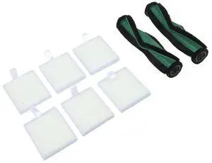 Replacement Main Brush and 6 HEPA Filters Kit Compatible with For 115 for Combo and For 115 for Combo+ For Vacuum Cleaners Replacement Main Brush and 6 HEPA Filters Kit Compatible with For 115 for Combo and For 115 for Combo+ For Vacuum Cleaners