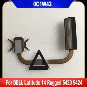 0C1W42 For Latitude 14 Rugged 5420 5424 CPU Cooling Fan Heatsink Copper Tube CN-0C1W42 C1W42 Fast Ship 0C1W42 For Latitude 14 Rugged 5420 5424 CPU Cooling Fan Heatsink Copper Tube CN-0C1W42 C1W42 Fast Ship