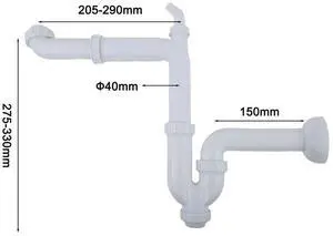 For Kitchen Sink Efficient Water Flow Kitchen Drainage System Home Renovation Kitchen Plumbing 360-degree Adjustment For Kitchen Sink Efficient Water Flow Kitchen Drainage System Home Renovation Kitchen Plumbing 360-degree Adjustment