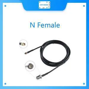 N Female to RP-SMA male connector RF Cable- CFD200-Black-3m N Female to RP-SMA male connector RF Cable- CFD200-Black-3m