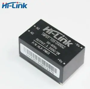Hi-Link 5pcs/lot isolated ac dc converter 90-264VAC to 3.3 Voltage home switch HLK-PM03 Hi-Link 5pcs/lot isolated ac dc converter 90-264VAC to 3.3 Voltage home switch HLK-PM03