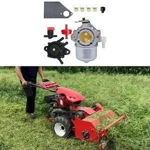 695503 5-4993 Carburetor Kit with Fuel Pump Fuel Filter and Intake Gasket for Lawn Mower Engines For 498838 499029 497164 497844 695503 5-4993 Carburetor Kit with Fuel Pump Fuel Filter and Intake Gasket for Lawn Mower Engines For 498838 499029 497164 497844