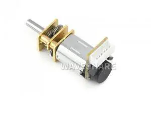 N20 DC Gear Motor, Magnetic Hall Encoder, All-l Gearbox, High precision Reduction Motor, With L-shaped 6PIN Connector N20 DC Gear Motor, Magnetic Hall Encoder, All-l Gearbox, High precision Reduction Motor, With L-shaped 6PIN Connector