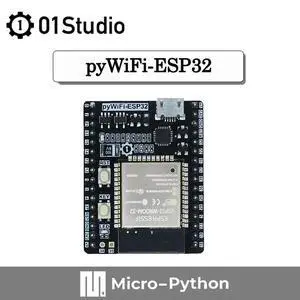 01Studio py- ESP32 Development Demo Embedded Board MicroPython IOT pyBoard Programming Wirelss 01Studio py- ESP32 Development Demo Embedded Board MicroPython IOT pyBoard Programming Wirelss