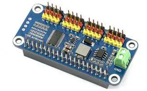 Servo Driver HAT for Raspberry Pi, 16-Channel, 12-bit, I2C Servo Driver HAT for Raspberry Pi, 16-Channel, 12-bit, I2C