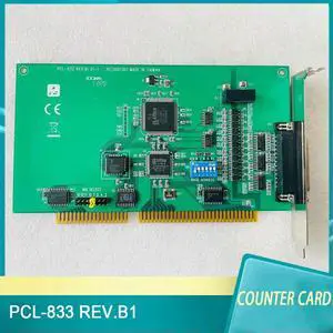 3-Axis Quadrature Encoder Counter Card Fast Ship PCL-833 REV.B1 3-Axis Quadrature Encoder Counter Card Fast Ship PCL-833 REV.B1