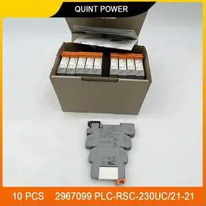10 PCS 2967099 PLC-RSC-230UC/21-21 For Phoenix Relay Module 2967044 10 PCS 2967099 PLC-RSC-230UC/21-21 For Phoenix Relay Module 2967044