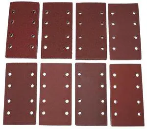 80 Pieces Sanding Sheets Pack for MultiFor Sander 93 by 185 mm 8 Hole Aluminum Oxide Sandpaper for Various Surfaces 80 Pieces Sanding Sheets Pack for MultiFor Sander 93 by 185 mm 8 Hole Aluminum Oxide Sandpaper for Various Surfaces