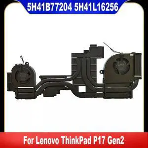 5H41B77204 For ThinkPad P17 Gen 2 N20E Laptop CPU Cooling Fan GPU Cooler Heatsink Radiator 5H41L16256 Tested 5H41B77204 For ThinkPad P17 Gen 2 N20E Laptop CPU Cooling Fan GPU Cooler Heatsink Radiator 5H41L16256 Tested