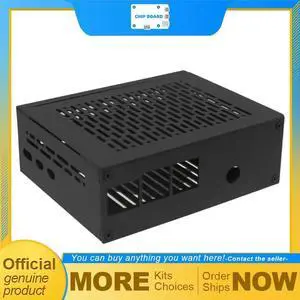 Geekworm X1011-C1 l Enclosure for Raspberry Pi 5, Works with X1011 Shield, Solid Aluminum Protection Case Geekworm X1011-C1 l Enclosure for Raspberry Pi 5, Works with X1011 Shield, Solid Aluminum Protection Case