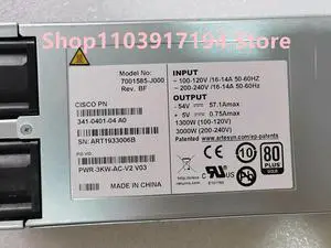ASR 9000 PWR-3KW-AC-V2 V03 7001585-J000 341-0401-04 A0 Power supply ASR 9000 PWR-3KW-AC-V2 V03 7001585-J000 341-0401-04 A0 Power supply