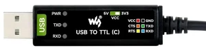 Industrial USB TO TTL (C) 6pin Serial Cable, FT232RNL Chip, Multi Protection Circuits, Multi Systems Support Industrial USB TO TTL (C) 6pin Serial Cable, FT232RNL Chip, Multi Protection Circuits, Multi Systems Support