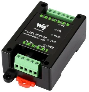 Industrial-grade Isolated 2-Ch RS485 Hub, Rail-mount Support, Wide Baud Rate Range, Expands 2-ch RS485 Sub Ports Via 1-ch RS485 Industrial-grade Isolated 2-Ch RS485 Hub, Rail-mount Support, Wide Baud Rate Range, Expands 2-ch RS485 Sub Ports Via 1-ch RS485