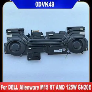 0DVK49 For M15 R7 125W GN20E Laptop CPU Cooling Fan GPU Cooler Fan Heatsink 0DVK49 AT3Q8001ZCL 0DVK49 For M15 R7 125W GN20E Laptop CPU Cooling Fan GPU Cooler Fan Heatsink 0DVK49 AT3Q8001ZCL