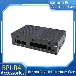Banana Pi BPI-R4 Aluminum Case for Banana Pi BPI-R4 Development Board Accessories Banana Pi BPI-R4 Aluminum Case for Banana Pi BPI-R4 Development Board Accessories