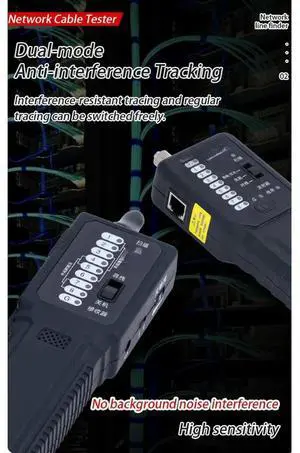Network For Cable Tester MY6817 with Adjustable Sensitivity for Dense Mixed For Cable Locating in Wiring Cabinets Network For Cable Tester MY6817 with Adjustable Sensitivity for Dense Mixed For Cable Locating in Wiring Cabinets