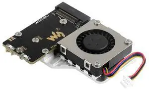 PCIe To M.2 Adapter Board (E) For Raspberry Pi 5, With Cooling Fan, Compatible With 2242 / 2230 Size NVMe Protocol M.2 SSD PCIe To M.2 Adapter Board (E) For Raspberry Pi 5, With Cooling Fan, Compatible With 2242 / 2230 Size NVMe Protocol M.2 SSD