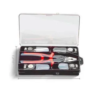 5 in 1 Multi Purpose Pliers Set Featuring For Wire Cutters Crimping Pliers and Cable Scissors with Tool Steel Build 5 in 1 Multi Purpose Pliers Set Featuring For Wire Cutters Crimping Pliers and Cable Scissors with Tool Steel Build