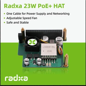 Radxa 23W PoE HAT, Compatible With ROCK 4B / 4B+ / 4SE Radxa 23W PoE HAT, Compatible With ROCK 4B / 4B+ / 4SE
