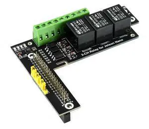 3-Ch Relay Expansion Board Designed For Jetson Nano, Optocoupler Isolation 3-Ch Relay Expansion Board Designed For Jetson Nano, Optocoupler Isolation