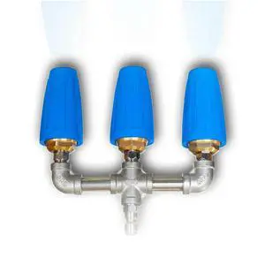Turbo Nozzle for Pressure Washer 360 Degree Spin 3 in 1 Pattern 4000 PSI 14mm Quick Connect 2.0 Orifice Blue Unit Turbo Nozzle for Pressure Washer 360 Degree Spin 3 in 1 Pattern 4000 PSI 14mm Quick Connect 2.0 Orifice Blue Unit