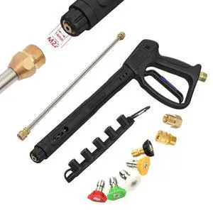 High-Pressure 400bar Pressure Washer Pistol With Swivel, 5 Nozzles & Adjustable Garden Hidrolavadora Pressure Washer High-Pressure 400bar Pressure Washer Pistol With Swivel, 5 Nozzles & Adjustable Garden Hidrolavadora Pressure Washer