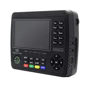 V10 Digital Satfinder Meter with Full HD For 1080P LCD Display Support DVB-S X T T2 C and H.265 Video Decoding Standards V10 Digital Satfinder Meter with Full HD For 1080P LCD Display Support DVB-S X T T2 C and H.265 Video Decoding Standards