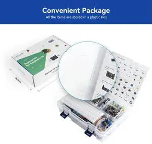 SunFounder Raspberry Pi Raphael Kit, Pi 5/4B/3B+/Zero 2W Education Starter Bundle with Video Lessons SunFounder Raspberry Pi Raphael Kit, Pi 5/4B/3B+/Zero 2W Education Starter Bundle with Video Lessons