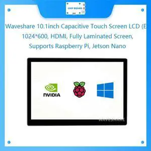 10.1inch Capacitive Touch Screen LCD (E), 1024*600, HDMI, Fully Laminated Screen, Supports Raspberry Pi, Jetson Nano 10.1inch Capacitive Touch Screen LCD (E), 1024*600, HDMI, Fully Laminated Screen, Supports Raspberry Pi, Jetson Nano