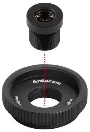 Arducam 1/1.8'' 4K 16mm Low Distortion M12 Lens for OS08A10,OS08A20 and more image sensors with large optical format Arducam 1/1.8'' 4K 16mm Low Distortion M12 Lens for OS08A10,OS08A20 and more image sensors with large optical format