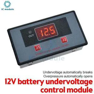 DC 12V Charger Discharger Control Switch Undervoltage Overvoltage Protection Board Auto Cut Off Disconnect Controller DC 12V Charger Discharger Control Switch Undervoltage Overvoltage Protection Board Auto Cut Off Disconnect Controller