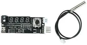 USB-C Powered PWM Fan Speed Control Module Temperature Display for Computer Cooling Server Rooms Motor Control USB-C Powered PWM Fan Speed Control Module Temperature Display for Computer Cooling Server Rooms Motor Control