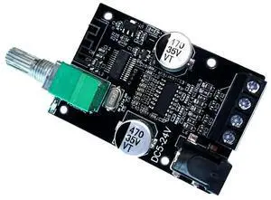 Mini version 20W30W40W50WX2 Bluetooth 5.0 digital amplifier board knob with volume adjustment and switch module Mini version 20W30W40W50WX2 Bluetooth 5.0 digital amplifier board knob with volume adjustment and switch module