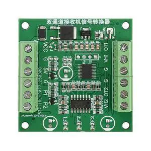 PWM to Voltage Servo Aeromoing Receiver 2CH Receiver Signal Converter Board for RC Crawler Motor Controller Accessories PWM to Voltage Servo Aeromoing Receiver 2CH Receiver Signal Converter Board for RC Crawler Motor Controller Accessories