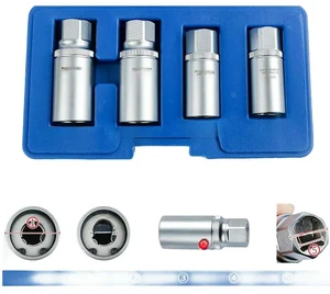 CCZYF-For Broken Stripped Screw Remover Double Head Bolt Extractor Set 6 8 10 12mm with Roller Bearing and Case CCZYF-For Broken Stripped Screw Remover Double Head Bolt Extractor Set 6 8 10 12mm with Roller Bearing and Case